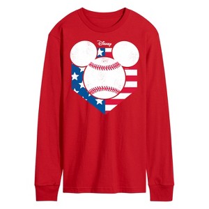 Men's - Disney - Americana Long Sleeve Graphic T-Shirt - 1 of 3