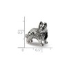 Black Bow Jewelry Sterling Silver German Shepherd Bead Charm - 3 of 4