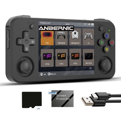 Anbernic rg35xx h Retro Game Emulator 35xxh with a 128G Card Pre-Loaded Games 3.5'' IPS Screen Supports 5G WiFi Bluetooth HDMI and TV Output