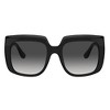 Dolce & Gabbana DG 4414 501/8G Womens Square Sunglasses Black on Transparent 54mm - 2 of 3