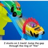 Fisher-Price Little People Hot Wheels Spiral Stunt Speedway Toddler Race Track Playset 2 Toy Cars - 4 of 4