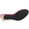 Allegra K Women's Clear Slide Stiletto Heels Sandals - 4 of 4