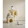 Feandrea Cat Tree, Cat Tower, Cat Condo, Large Cat Perch, 2 Cat Caves, Scratching Post - 4 of 4