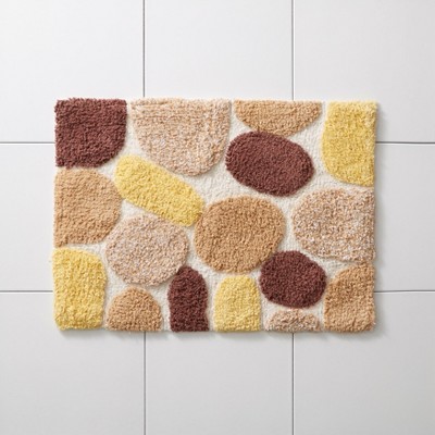 BrylaneHome Pebbles Bath Mat