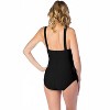 Women's Textured Spa Shirred Front Girl Leg One Piece Swimsuit - Maxine of Hollywood - 2 of 2