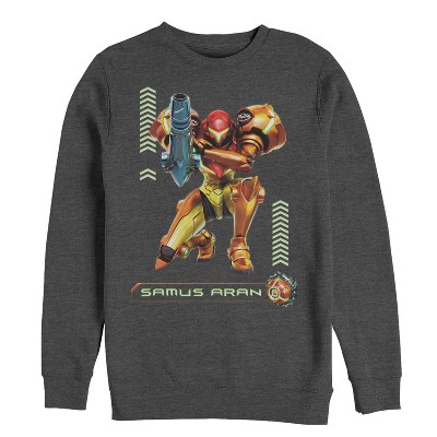 Men's Nintendo Metroid Samus Pose Sweatshirt