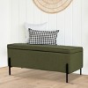 Coucou Rectangle Upholstered Flip Top Storage Benches -Maison Boucle - 2 of 4