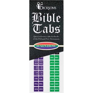 Rainbow Quick Reference Adhesive Old and New Testament Bible Indexing Tabs - 1 of 1