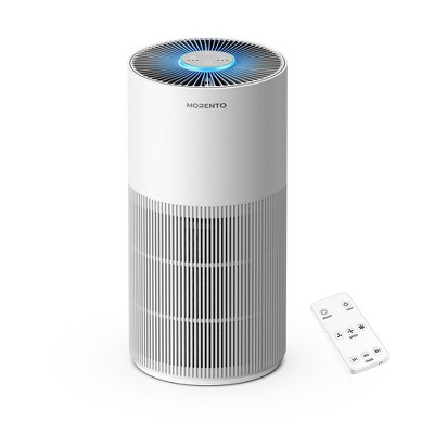 MORENTO Air Purifiers for Home Large Room, Air Cleaner with 7 Color Night Light,KALO,White,1 Pack