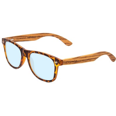 Coyote Eyewear Woodie Reading OR Blue Light Filter Glasses Black Orange Tortoise Walnut