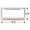 Otterbein University Full Size Standard License Plate Metal Frame - 4 of 4