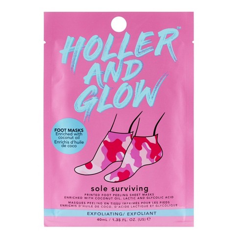 Holler and Glow Sole Surviving Exfoliating Foot Mask - 1.35 fl oz - image 1 of 4