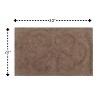 Knightsbridge Tuft Twisted 220 GSF Non Skid Back Bath Rug 20 x 30 - 2 of 4