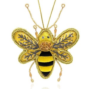 Gloria Duchin Beaded Bee Tree Ornament - 1 of 3