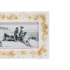 4x6 Picture Frame Gold Flake Resin, Mango Wood & Glass by Foreside Home & Garden - 3 of 4