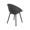 PAGED Patio Dining Chairs Set of 2 Minimalist Style Patio Chairs with Clean and Precise Lines for Backyard, Patio - 4 of 4