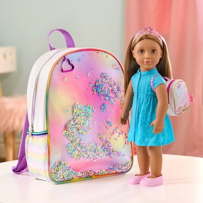 Детские куклы Our Generation Girl Size Knapsack Rainbow — фото 5