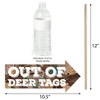 Big Dot of Happiness Funny Gone Hunting - Deer Hunting Camo Baby Shower or Birthday Party Photo Booth Props Kit - 10 Piece - 3 of 4