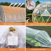 8FT x 25FT Greenhouse Plastic Sheeting Film Cover,Plastic Sheeting UV Resistant for Farm,Garden,Windproof Frost& Dust Proof - 4 of 4