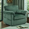 Mshliw Oversized Chenille Accent Chair with Double-Layer Cushion and Support Springs, Upholstered Single Sofa Chair for Living Room Bedroom Office - 3 of 4