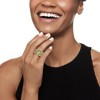 Ross-Simons 3.40 ct. t.w. Peridot and .60 ct. t.w. White Topaz Multi-Row Ring in Sterling Silver - 2 of 4