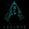 Junior's Aquaman Trident Shape T-Shirt - image 2 of 4