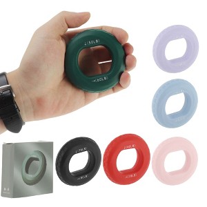 Unique Bargains Silicone Hand Grip Circle Adjustable Strength Grip 70-80LBS - 1 of 4