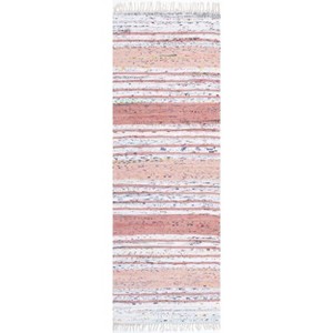 Nuloom Seraphina Mottled Stipe Cotton Tassel Indoor Area Rug - 1 of 4