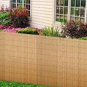 vidaXL Garden Reed Fence 39.4"x393.7" - 1 of 4