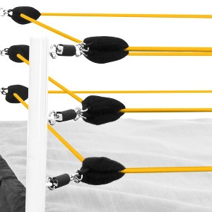 Yellow Ring Ropes for SMALL WWE AEW Wrestling Action Figure Rings - 1 of 2