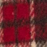 brown/red/blue plaid