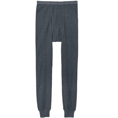 Men's Regular Fit Midweight Thermal Pants - All In Motion™ Gray