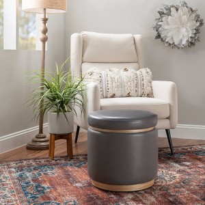 Blanche Storage Ottoman - Linon - 1 of 4