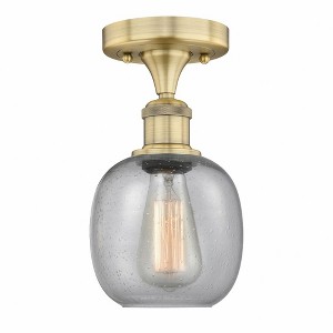 Belfast - 1 Light Flush Mount In Industrial Style-9.75 Inches Tall and 6 Inches Wide - 1 of 1