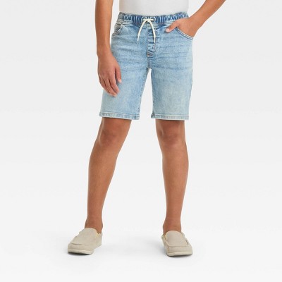 Boys' Bermuda 'At the Knee' Pull-On Shorts - Cat & Jack™ Light Wash M