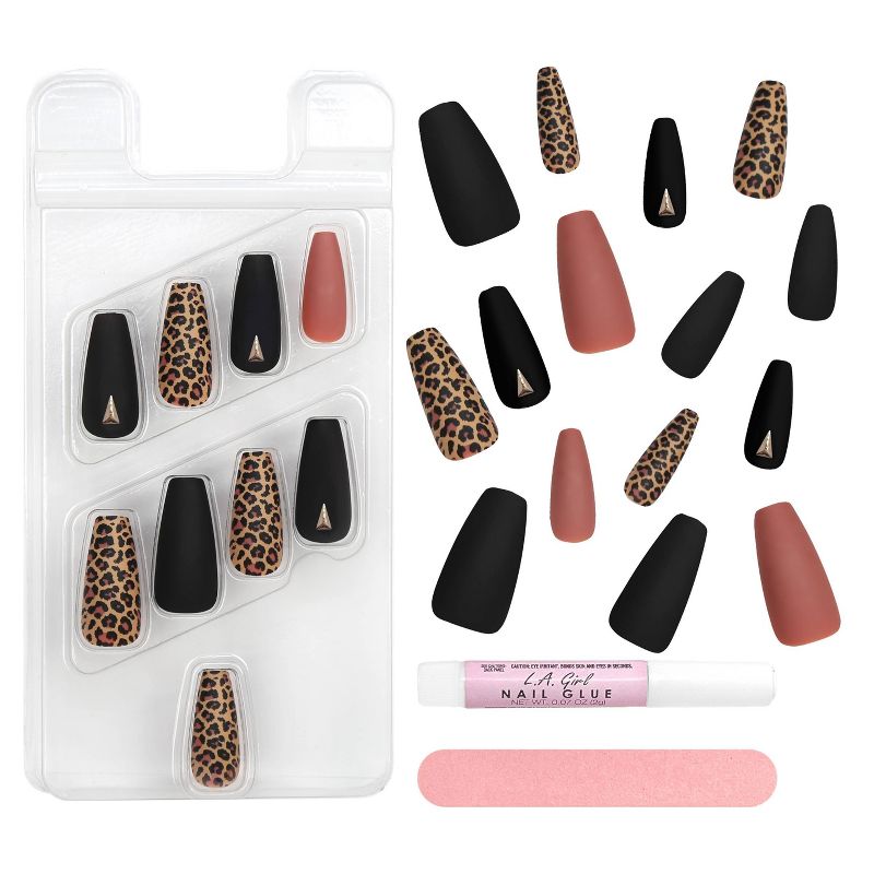 L.A. Girl Xtra Drama Fake Nails - Wildling - 26pc, 6 of 11