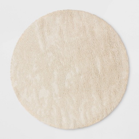 8 Round Eyelash Shag Rug Cream Project 62 Target