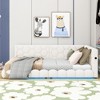 Full Size Upholstered Platform Bed with USB Ports and LED Belt - 3 of 4