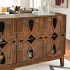 60.5" Mid-Century Modern Sideboard with Storage, TV Media Console Table with 4 Doors & Adjustable Shelves,Buffet Cabinet for Home - 4 of 4