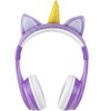 eKids Unicorn Academy Bluetooth Headphones for Kids, Over Ear Headphones with Microphone – Multicolor (UA-B52.EXv24) - 3 of 4