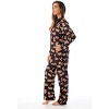 #FollowMe Printed Flannel Button-Front PJ Pant Set  Classic, Cozy Sleepwear - 2 of 3