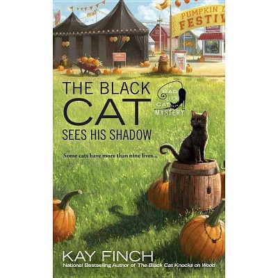 The Black Cat Sees His Shadow - (Bad Luck Cat Mystery) by  Kay Finch (Paperback)