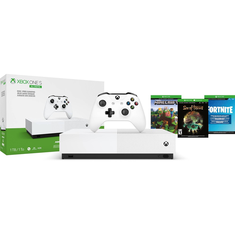 UPC 889842528992 product image for Xbox One S 1TB All Digital | upcitemdb.com