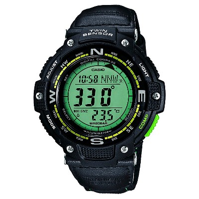 casio watch with nylon strap