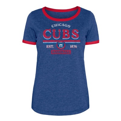 Classic Fit Ringer Tee - MLB Chicago Cubs Blue