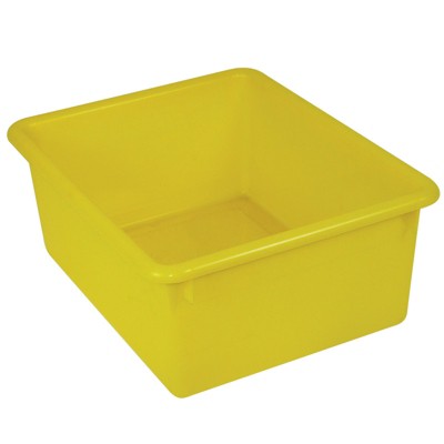 Romanoff Stowaway 5" Letter Box no Lid, Yellow (Pack of 6)