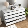 CIPACHO Mid Century Modern 12 Drawer Dresser for Bedroom with Hidden Handle White - 2 of 4