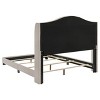 TiramisuBest Copper Beige Upholstered Bed, 81x60x56 inches, 72 lbs - 4 of 4