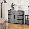 QingMoon 8 Drawers Dresser for Bedroom, Fabric Storage Organizer with Sturdy Steel Frame, Chest of Drawers for Living Room and Entryway - 2 of 4