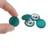 Unique Bargains Blouses Sweater Round Aluminum Cotton Fabric Cloth Covered Buttons 10 Pcs - 4 of 4